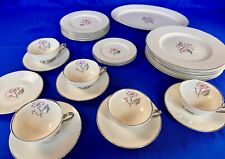1960's Mid Century Modern Syracuse China Patricia Pink Dogwood, Set 23  picture