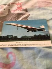 BAC/SUD Prototype 1973 Aircraft Concorde Postcard picture