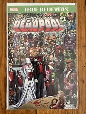 True Believers: Wedding of Deadpool #1 (1st Reprint of 2012 Series #27) NEW NM- picture