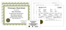Real High School Diploma with transcripts for people that don’t have one picture