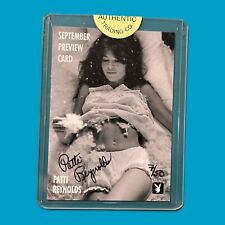 1996 Patti Reynolds Miss September 1965 Playboy Autographed Card #1PR #7/50 picture