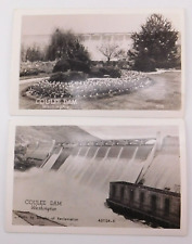 Coulee Dam Washington Vintage RPPC Lot of 2  Unposted picture