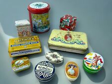 Vintage Tins Lot Of 10 picture