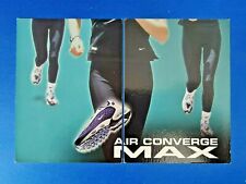 Pair of Rare Nike Air Max Converge Advertising Promo Cards Postcards Mexico RT1 picture