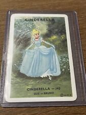 Vintage Rare French Disney 🎥 Card Game Cinderella Playing Card RARE picture