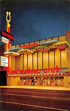 RENO'S HORSESHOE CLUB Nevada Casino Night Scene c1950s Vintage Postcard picture