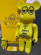 July 4th Sale      Bearbrick 400% & 100%  Be@rbrick   Medicom Toy  Mark Gonzales picture