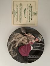 Rapunzel -Charles Gehm Konigszelt Bavaria Collectors Plate w COA NIB never used picture