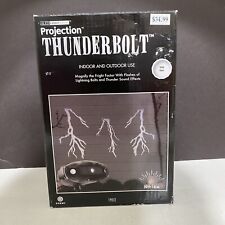 ThunderBolt Halloween Gemmy LED Lightshow Projection Lightning & Sound Thunder picture
