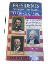 Rare Trading Cards - 1960 Presidents Of The U.S Trading Cards Golden Funtime picture