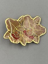Vintage Iris Flowers Style Lapel Pin Brooch picture