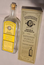 Watkins Double Strength Vanilla Extract Bottle & Box Collectors Edition picture