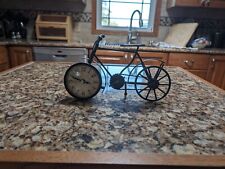 Metal Bicycle Desk Clock Classic Old Fashioned Decorative Clock picture