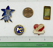 Pin Lot Of 5 Health Care Service Award Volunteer Excellence picture