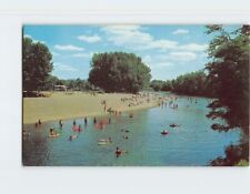 Postcard Swimming in Saco River Eastern Slope Camping Area New Hampshire USA picture