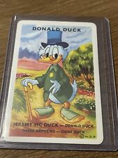 Vintage Rare French Disney 🎥 Card Game Scrooge McDuck Playing Card RARE picture