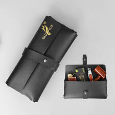 OLD FOX Roll Up PU Tobacco Pouch Case Bag with 1 Pipe Holder Carrying Pocket  picture