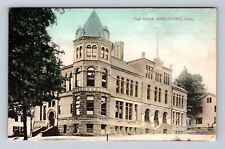 Middletown CT- Connecticut, High School, Antique, Vintage c1910 Postcard picture