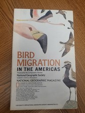 National Geographic Map - Bird Migration : In The Americas - August, 1979 picture