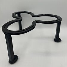 Horseshoe trivet With  Rail Rd Spike Legs picture