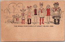 1905 CONEY ISLAND New York Comic Greetings Postcard 