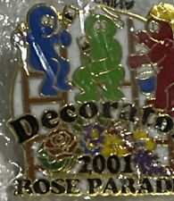 Vintage Collectible 2001 ROSE PARADE DECORATOR LAPEL PIN picture
