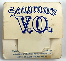 Golf Tee's Seagrams VO Canadian Whiskey Logo Advertising Pack Liquor Vintage picture