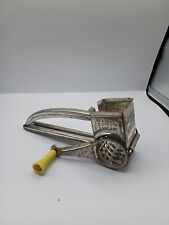 Vintage Mouli Grater Chocolate/Cheese/Garlic Grater/Yellow Handle  picture
