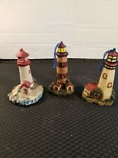 Artmark Chicago Lighthouse Statues Figurines Set of Three Decorative picture