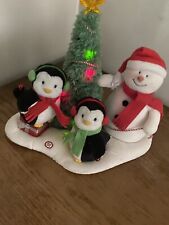 2006 Hallmark Animated Singing Snowman Penguin Rockin' Around the Christmas Tree picture