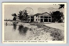 Syracuse IN-Indiana, Hotel Oakwood, Lake Wawasee, c1935 Vintage Postcard picture