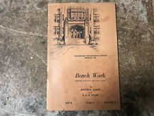 MACHINIST TOOL LATHE MILL Vintage Bench Work  Metal Working Book  picture