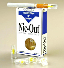 NIC OUT 1 Pack Cigarette Filters 30 Tips Filter Out Tar & Nicotine picture