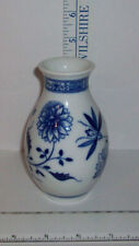 VTG Lorenz Hutschenreuther Germany White Porcelain Vase Blue Floral Flowers EUC picture