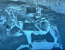 Vtg. Photo Negative-Supply Mule with Explosives-Pikes Peak Railway-Early 1900's picture