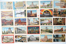 New York City Postcard LOT 25 Vintage Views NYC Landmarks Buildings Old Cards picture