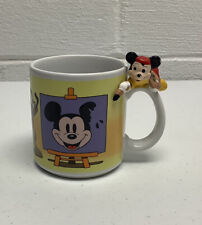 Vintage 1980s Disney Muggamals Mug Mickey Donald Pluto Painting picture