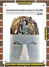 Metal Sign - 1967 AT&T Your Brain and Our Phone System- 10x14 inches picture