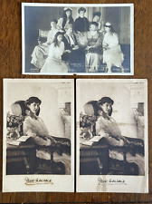 VTG LUXEMBOURG Postcard, 1916,  Royal Family Grand Ducal, Women&Adelaide, 3 LOT picture