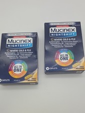 Mucinex Nightshift Severe Cold & Flu Caplets, 20 Count picture