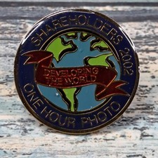 Walmart Employee Pin - Shareholders 2002 One Hour Photo Developing The World picture