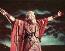 Charlton Heston 10 Ten Commandments 8.5x11 Signed Photo Reprint picture