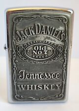 ZIPPO Lighter Jack Daniels Whiskey 1999 Pre-owned Spark No Light Needs Service picture