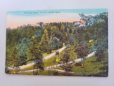 vintage postcard McKinley park tacoma washington state tree landscape scene picture