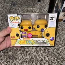 Funko Pop Catdog Flocked #221 2017 SDCC San Diego Comic Con Official Sticker picture
