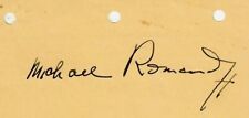 RARE “Restaurateur/ Con Man” Michael Romanoff Hand Signed Album Page picture