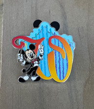 2026 Disney Attraction Alphabet Letter W World Of Color Mickey Mouse Pin NEW picture