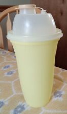 Vintage Tupperware Quick Shake Shaker Mixer Blender #844-3 Yellow 16oz picture