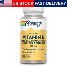 Vitamin E Dry 200 IU W/Mixed Tocopherols Healthy Cardiac Function Skin 100ct picture