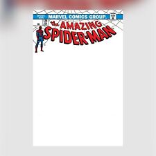 🔥🕷 AMAZING SPIDER-MAN #129 FACSIMILE EDITION Exclusive Blank Variant picture